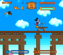 Mickey no Tokyo Disneyland Daiboken screenshot 3 for Super Famicom
